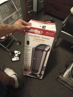 Lasko Elite Collection Ceramic Tower Heater with Remote Control