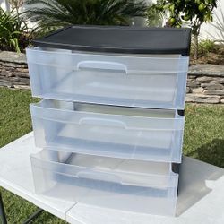 Sterlite 3 Drawer Storage Container