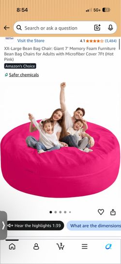 X L bean bag