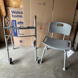 Walker And Shower Chair - NEW