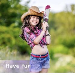 New In Box Girls Toy Gun for Nerf Guns Bullet, Small Blaster Gun Toy Pistol with 40 Pcs Soft Foam Darts, 5-Dart in Rotating Barrel and Bolt-Action Pri