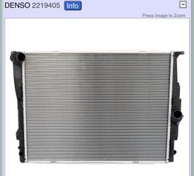 2009 BMW 128i Radiator Denso