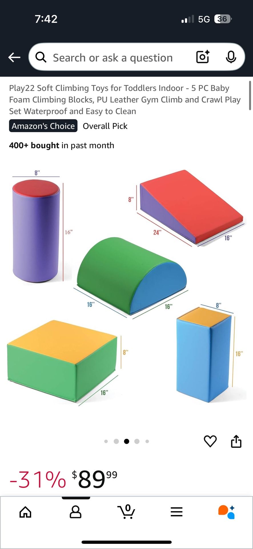 Soft Climbing Blocks