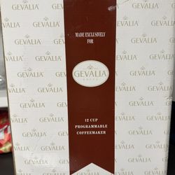 Gevalia Kaffe 12 cup coffemaker Black P86