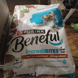 Purina Beneful Dog Food Beef 14lbs X 2 Bags