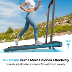 New -TM037 Folding Treadmill With Incline 320LBS Capacity