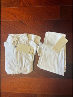 & Gold Lululemon Jacket & Pants Set – Size 6