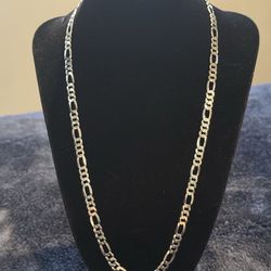 Figaro chain 925 silver 22”