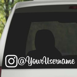 Custom car window decals!