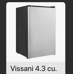 Vissani 4.3 cu. ft. Mini Refrigerator in Stainless Steel, ENERGY STAR