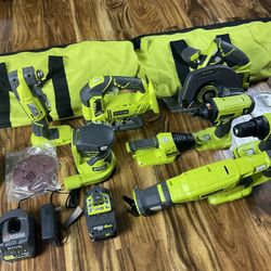 RYOBI ONE+ 18v Cordless 6 Tool Combo Kit + 4Ah Battery *Brand New*