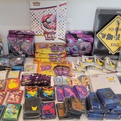 Pokemon Cards And Collection Of Stuff