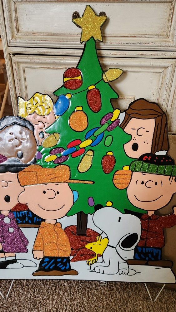 Charlie Brown Christmas Yard Decoration