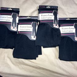 Bundle Of 4 Fleece Lined Legging (NWT)
