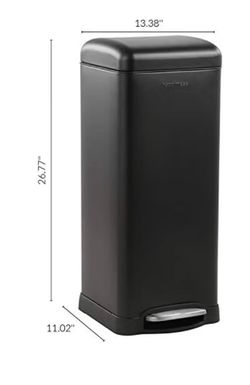 Retro Metal Trash Can