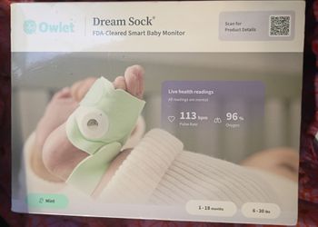 Owlet Dream Sock FDA-Cleared Smart Baby Monitor