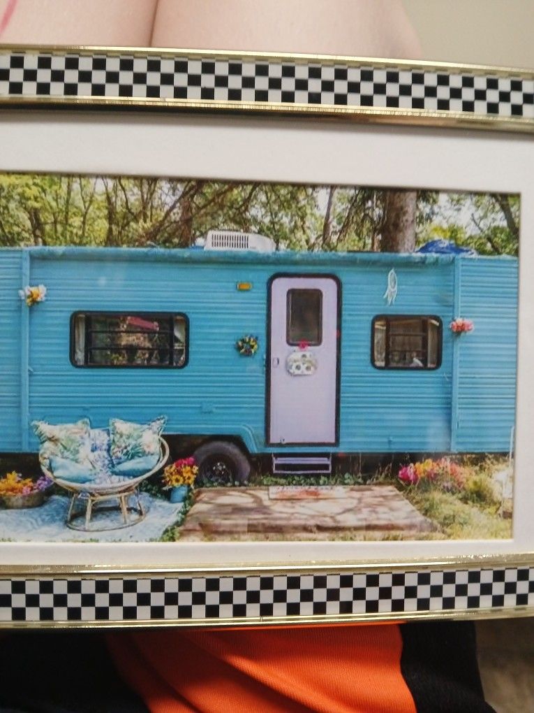 WildWood Camper Good Condition Purple & Turqoise