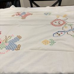 Antique Linens Embroidered & Crochet 