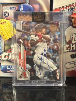 Ketel Marte On Card Auto /99