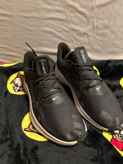 Nike Air Zoom Shoes Mens Size 10.5 Black Mesh Running Low Sneaker CU3870-001