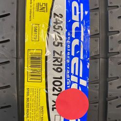 ACCELERAS 245/45ZR19 $76 each 30k warranty 245/45/19 high performance tires 245/45R/19 245/45ZR/19 all season tires
