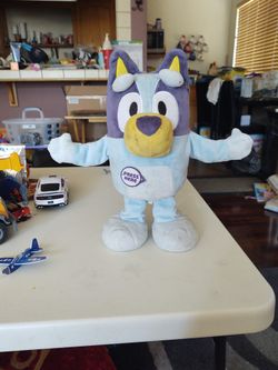 Dancing Bluey With Phrases