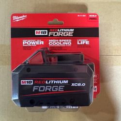 Milwaukee New 8ah Battery FORGE 