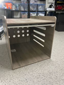 Wood dog crate