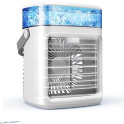 Portable Air Conditioner, 450ML 3 Powerful Speeds Mini Air Conditioner, Chill3.0 Evaporative Air Cooler, Personal Space Cooler Humidifier