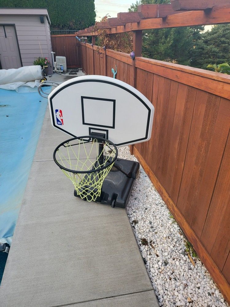 Pool Basketball Backboard & Rim