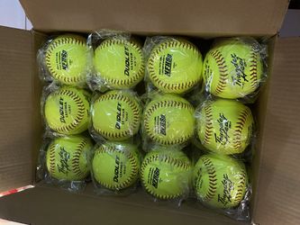 Dudley NFHS Leather Softballs