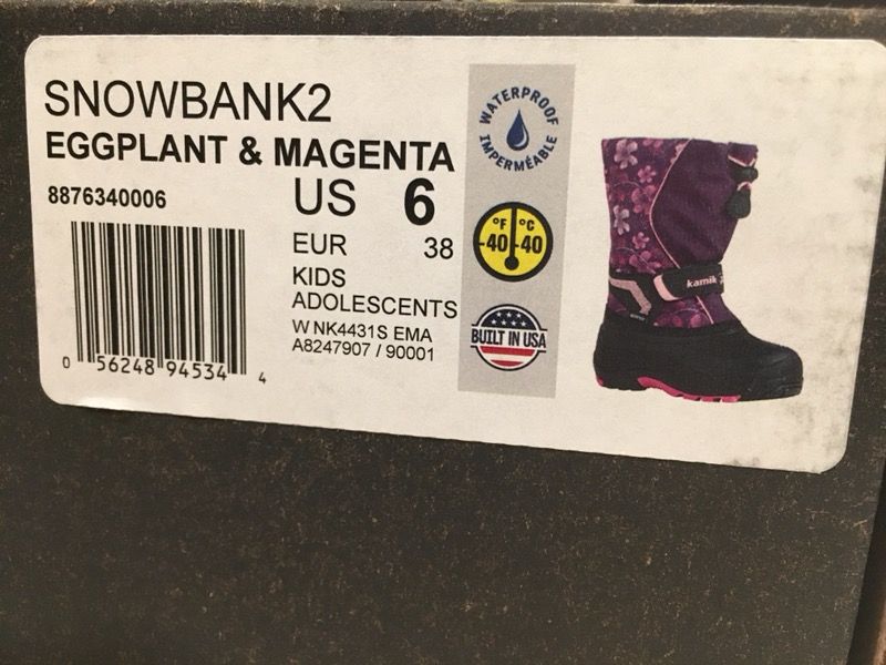 Kids snowbank boots