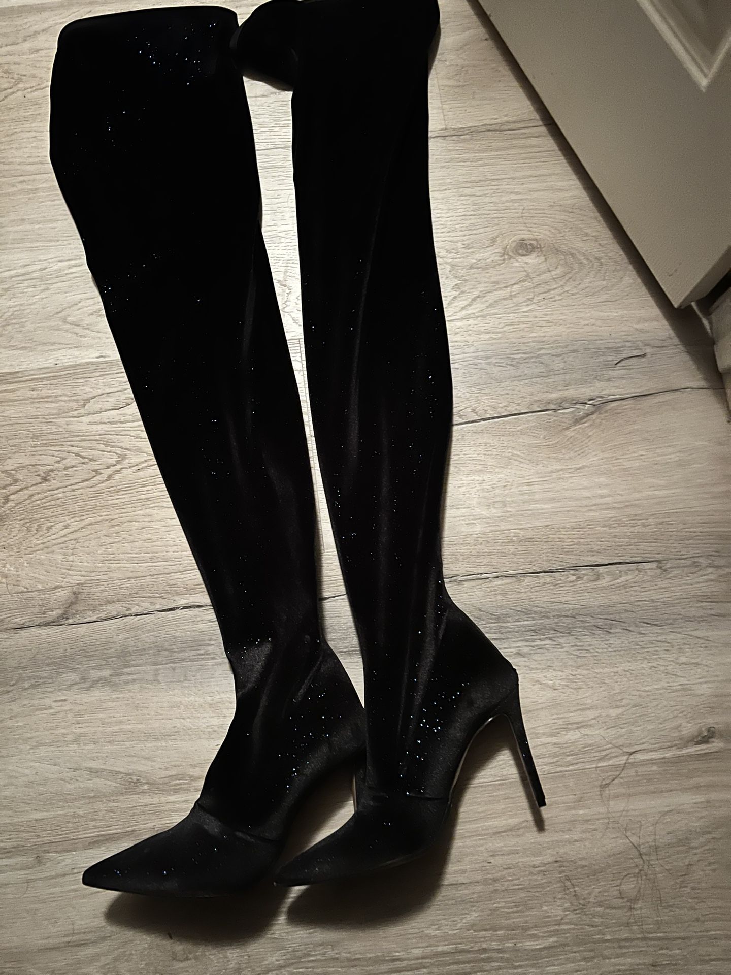 Balmain Paris Thigh High Boots Sz 40