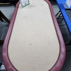 71" Poker Table (As Is Condition) 