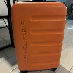 Orange Carry-On Luggage