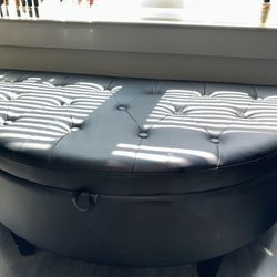 Black Ottoman 