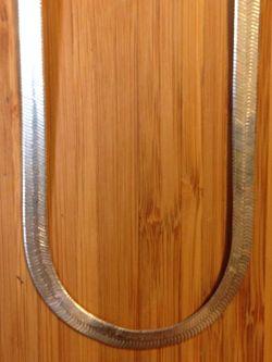 925 ITALY sterling silver fancy chain 10mm long 18" grams 23