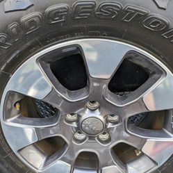 Jeep Wrangler Sahara Wheels
Rims and Tires - OEM/Stock - Set of 5