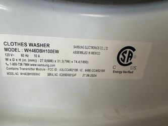 Stackable washer and dryer