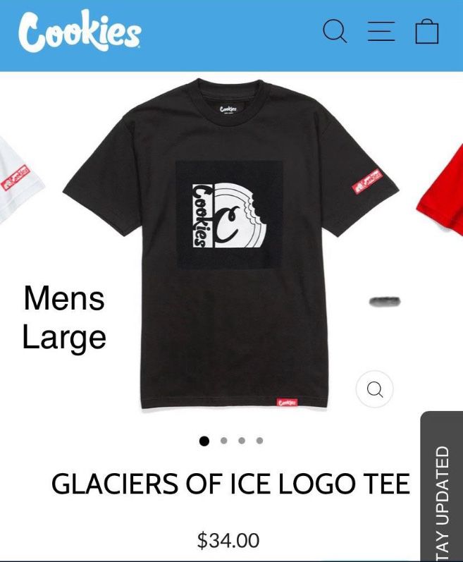 Cookies SF Glaciers Of Ice Logo T-Shirt 