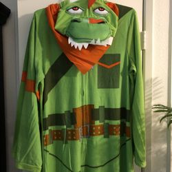 Fortnite-Dress Like Rex-Hooded Zip Up Costume Jumpsuit-Sz M-Brand New!!!