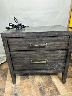 Nightstand with charging station