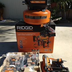 RIDGID 6 GALLON 3 Tool Air Compressor 
