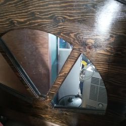 Fullsized Mirrored Headboard And Bed Frame