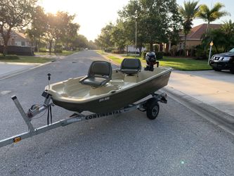 Sun Dolphin Bass Pro, Yamaha Motor, Barry's Trailer for Sale in Sarasota,  FL - OfferUp