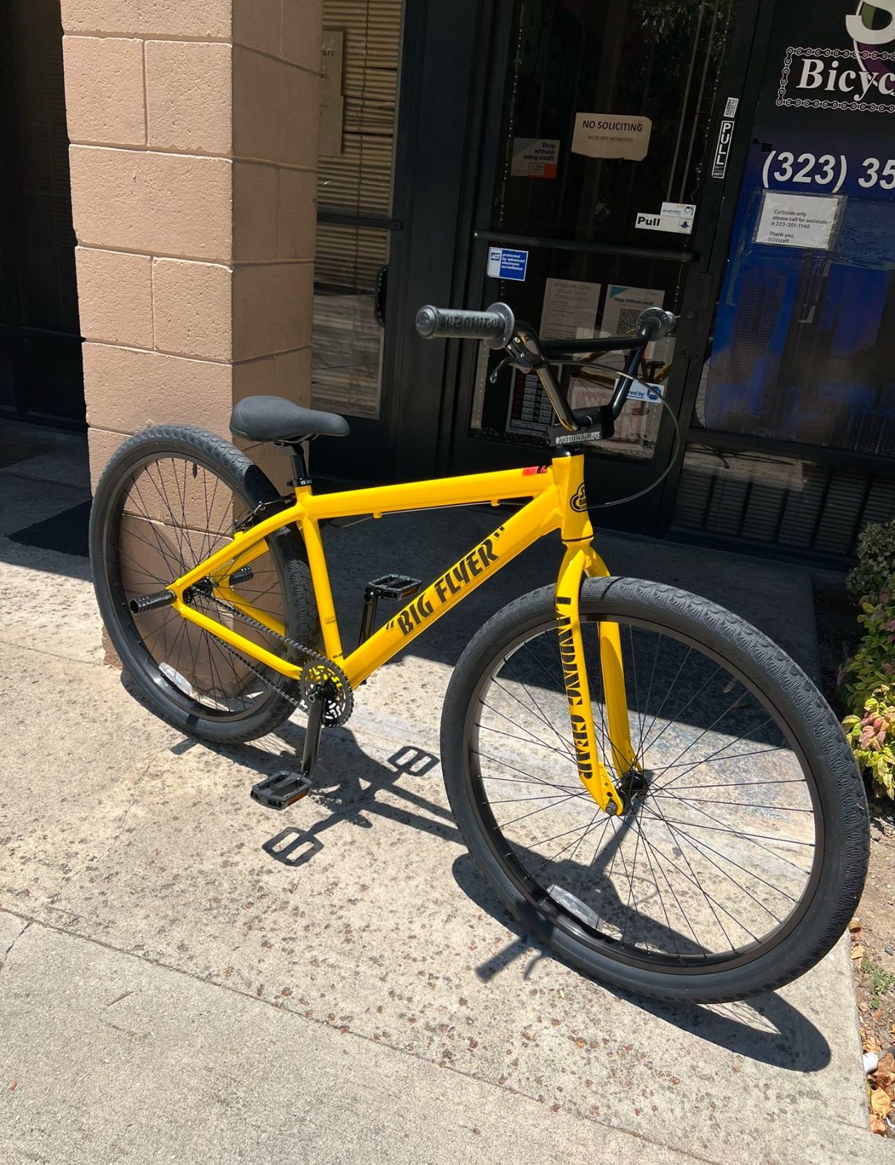 Se Bikes Big Flyer 29"BMX Bike Yellow