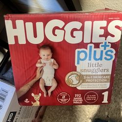 Huggies diapers size 1
