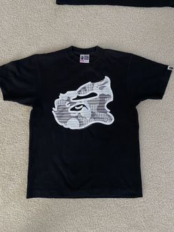 BAPE melting logo tee