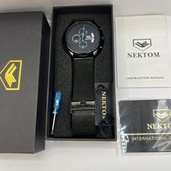 Nektom Watch, 8205, 3 Atm Wayer Resistant, Quartz, Movt