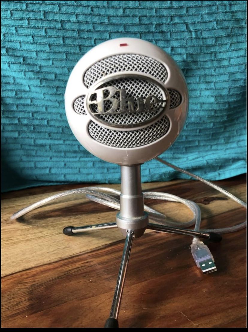 Bluesnowball mic with stand